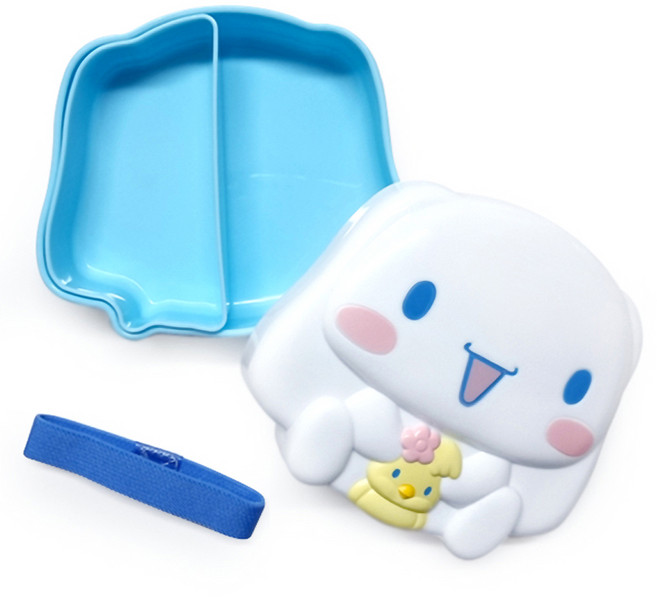 스케이터 캐릭터 페이스 작은용기 1단 도시락 산리오 300ml LBD2, WHITE + BLUE, 1개