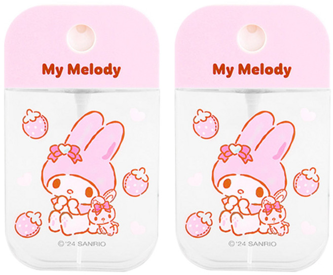 산리오 포켓 스프레이 용기 50ml, 마이멜로디, 2개