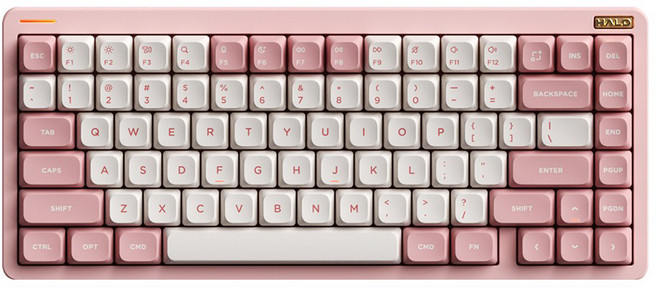 누피 블루투스 유무선겸용 텐키리스 기계식 키보드, 사쿠라 피즈, Halo75 V2(영문 각인), 저소음 적축