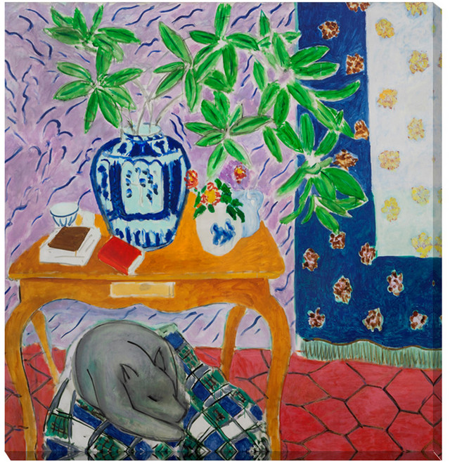 아트마트 앙리 마티스 Interior with Dog 캔버스액자