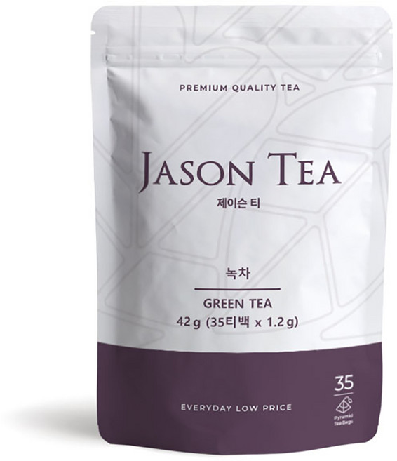제이슨티 녹차 피라미드 티백, 1.2g, 35개입, 1개