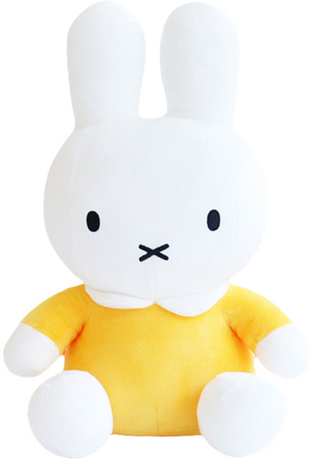 manyAlittle 미피 봉제인형, 25cm, 옐로우, 1개