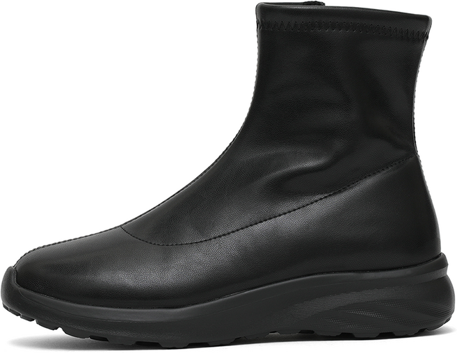 J SHOE 刷毛內裡輕量彈性踝靴