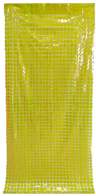 정월마켓 사각 추수감사절 파티 커튼 1 x 2 m, 옐로우, 1개