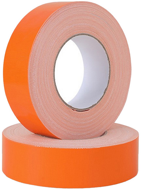마다꾸미 컬러 폭 넓은 면 청테이프 5cm x 20m, 07 오렌지, 2개