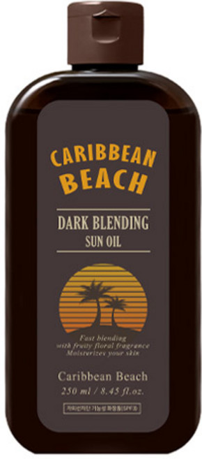 캐리비안비치 다크 블렌딩 선 오일, 1개, 250ml