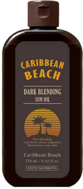 캐리비안비치 다크 블렌딩 선 오일, 1개, 250ml - 쿠팡