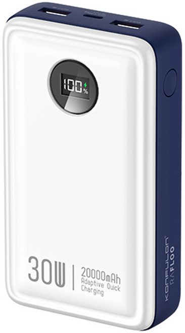 라플루 PD 30W 초고속 충전 보조배터리 20000mAh, RPB-30W, 네이비