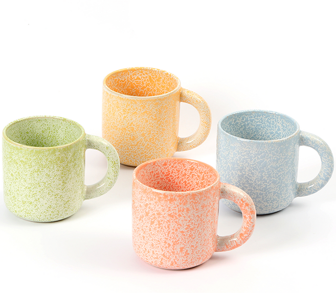 폴마르켄 테라 머그컵 360ml x 4종 세트, 네온그린 + 허니옐로우 + 스타피쉬오렌지 + 코튼블루, 1세트