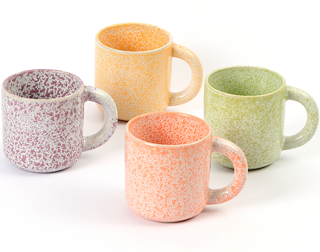 폴마르켄 테라 머그컵 360ml x 4종 세트, 샤이니라일락 + 허니옐로우 + 스타피쉬오렌지 + 네온그린, 1세트