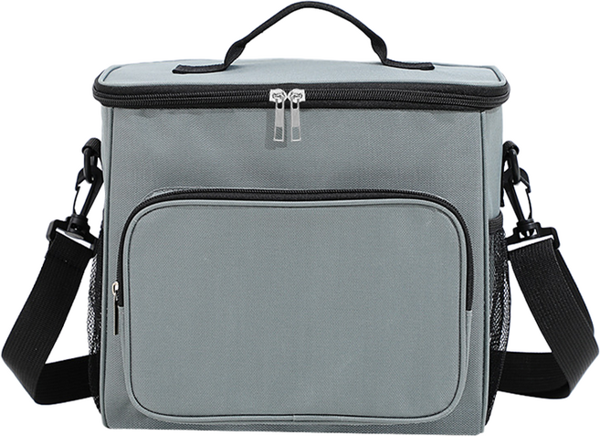 심플 보온 보냉가방, 차콜그레이