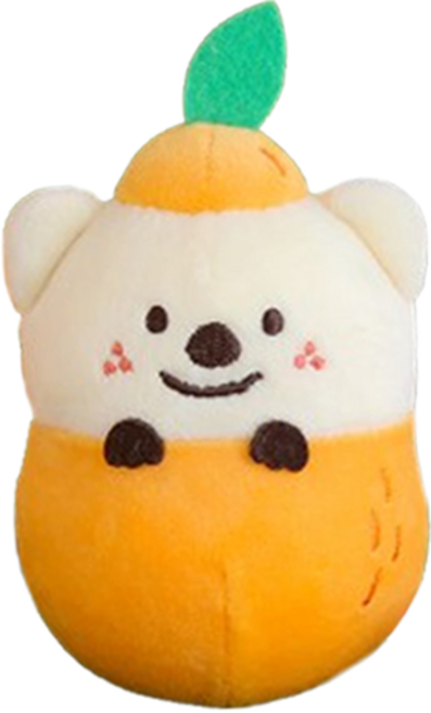 모찌타운 스트레스볼 봉제인형, 125mm, 하삐 크림, 1개