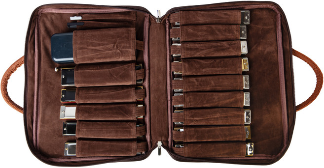 DABell 13孔複音口琴 + 2孔半音階口琴收納包 DB-HB03, 1個