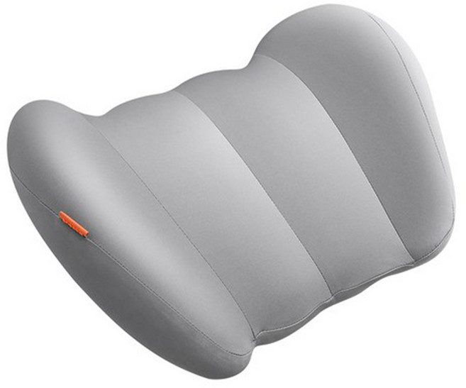 Baseus 倍思 Comfortride Series 車用腰靠 慢回彈記憶棉 人體工學設計 透氣面料, 1個, 灰色