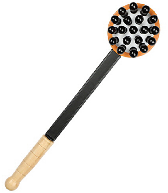 피어니스트 해머 마사지 스틱 봉, 블랙, 1개