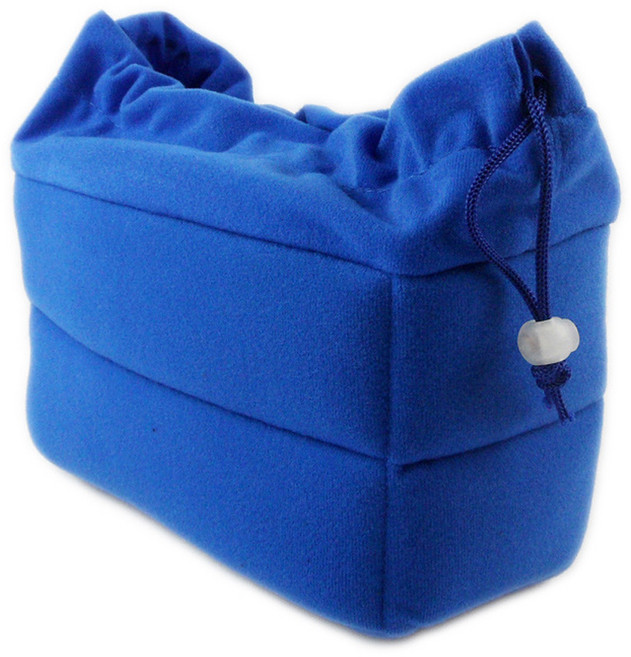 제이앤케이 싱글 렌즈 카메라 보호가방 내담백, 1개, 블루