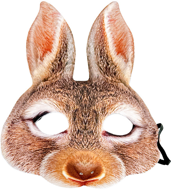 파티공구 토끼가면, 브라운, 1개