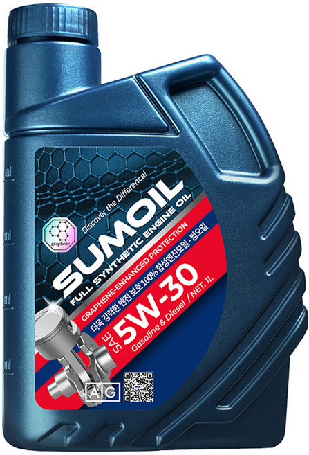 썸오일 100% 합성엔진오일, 1개, 5w30, 1L