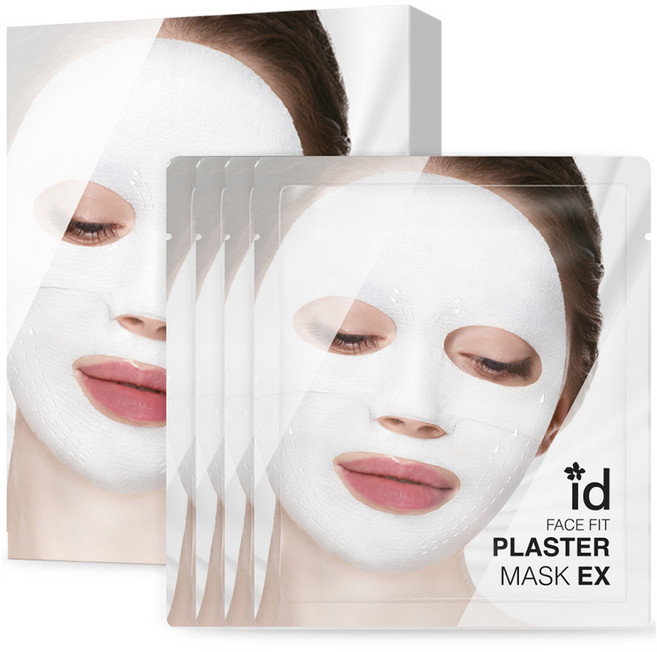 아이디플라코스메틱 페이스핏 플라스터 마스크 이엑스 석고 마스크, 4개입, 1개