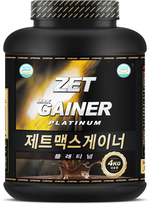 제트리션 제트맥스게이너 플래티넘 더블초코, 4kg, 1개