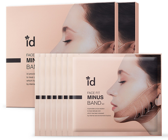 id PLACOSMETICS 愛德愛麗 FACE FIT V2 緊緻帶, 4入, 2個