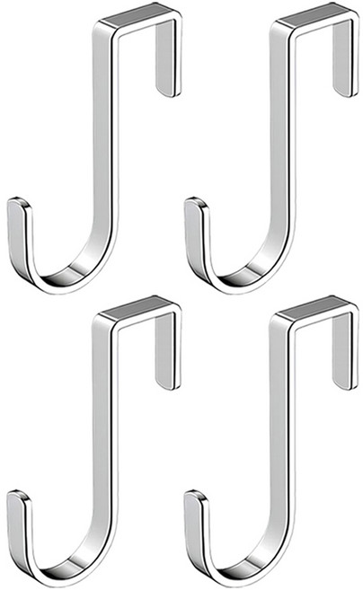 월드크린 다용도 도어 후크 걸이 기본형, 4개