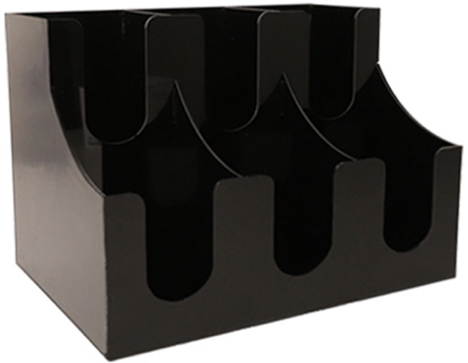 히키스 카페 6단 멀티 디스펜서, 블랙, 1개