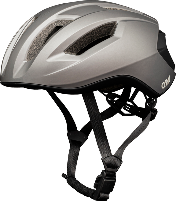 o2wheels Pellers 輕量亞洲版型自行車安全帽, 1個, 灰色