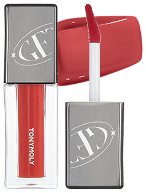 TONYMOLY Get It 玻璃水光唇彩 02 Oh My Rose 3g, 1支