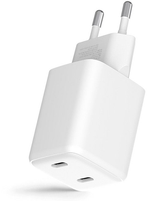 만렙 35W GaN PD 어댑터 C타입 아이폰 고속충전기, 화이트, 1개
