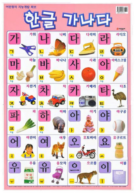 한글 가나다 벽보, 어린왕자