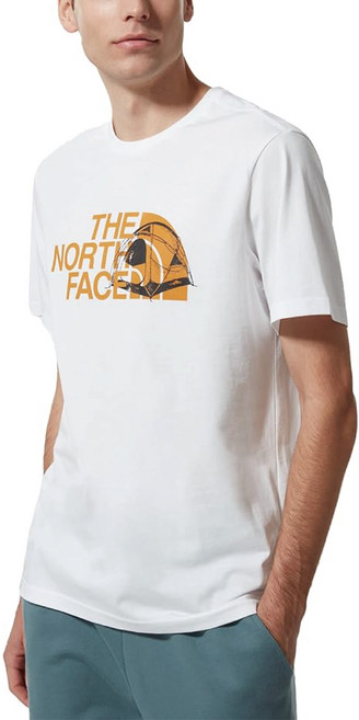 THE NORTH FACE 男款透氣圖案半圓頂短袖T恤 TA7R3AFN4