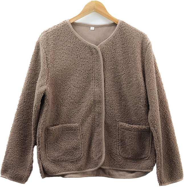 라라온 뽀글이 긴팔 집업 자켓 TSP1400