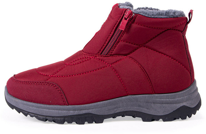 슬레진저 남녀공용 지퍼 밴딩 방한 패딩 부츠 WA1R74