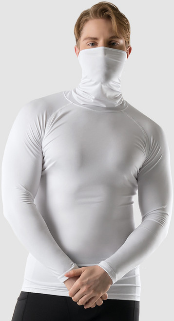 아르메데스 남성용 안면 마스크 터틀넥 언더레이어 긴팔 상의 AR-152