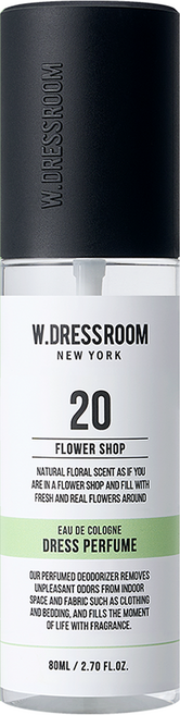 W.DRESSROOM 多麗絲 衣物居家香氛噴霧, 80ml, No.20 Flower Shop, 1瓶