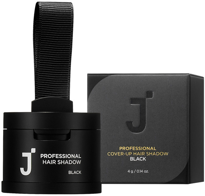 J'SOOP 專業遮色髮粉 4g, 黑色, 1個
