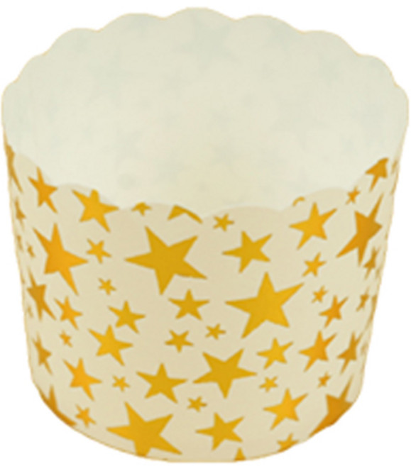 천운패키지 브레드컵 원형, 금박, 50개