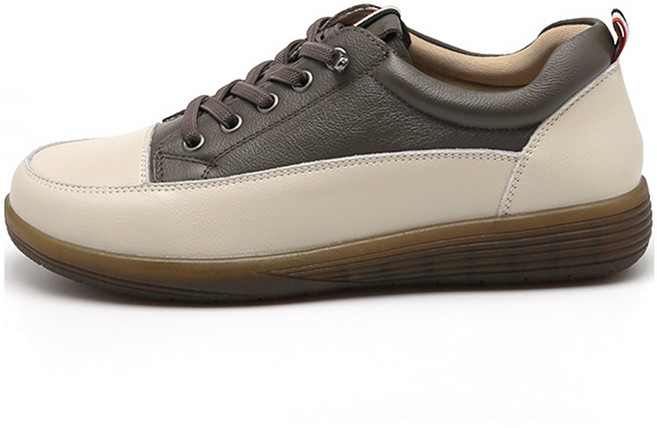 잭앤질 여성용 폭신한 소가죽 밴딩끈 스니커즈 JC4545S