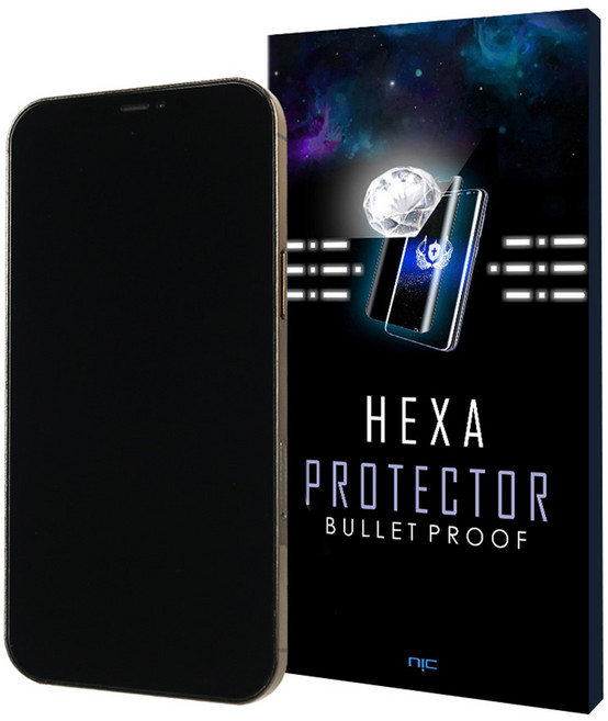 헥사프로텍터 강화유리막코팅 PET 우레탄 곡면 풀커버 고투명 액정보호필름 3매, 1세트