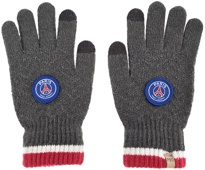 파리생제르맹 남성용 PSG 멜란지 니트 축구 방한 장갑 NGSGG30227