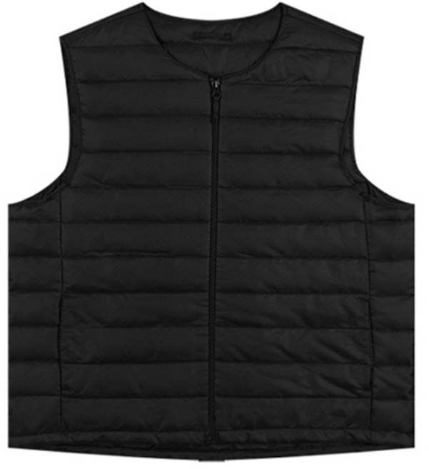 파이브엑스라지 남성용 라운드 웜 경량 패딩 조끼