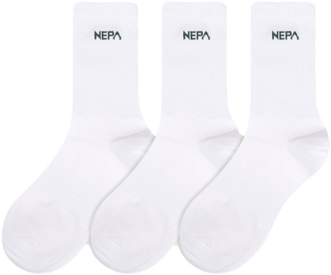 NEPA Hoafrost 中筒襪 3雙組 NPDHFMD, 象牙白(NPDHFMDL-IV3)