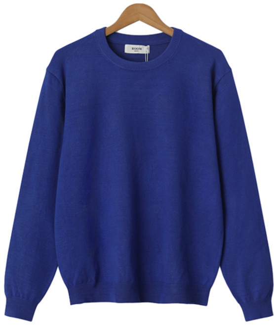 엠엔씨 남성용 워셔블 시메르 라운드 니트 MDKN824RO