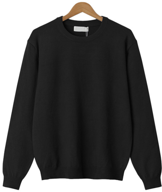 엠엔씨 남성용 워셔블 시메르 라운드 니트 MDKN824RO