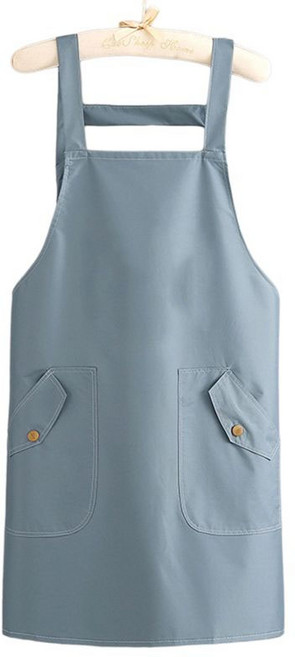순잠 모던 바리스타 앞치마, 블루, 1개