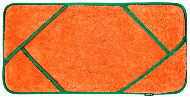 바비온 반려동물 초극세사 당근 펫 타올, 오렌지, 1개