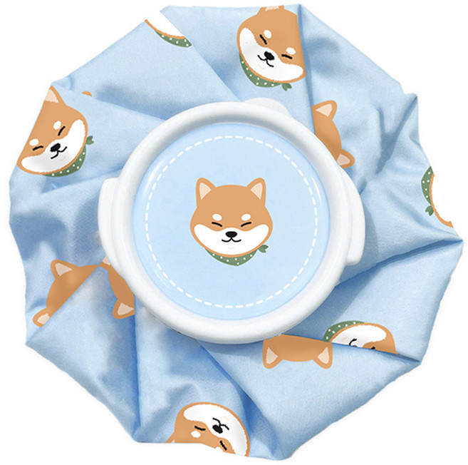 일상나눔 시바견 냉온 얼음주머니 14 x 15 cm, 1개