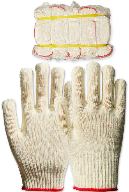 한우 면 장갑 양손착용 세트 45g, 핑크 테두리, 100세트