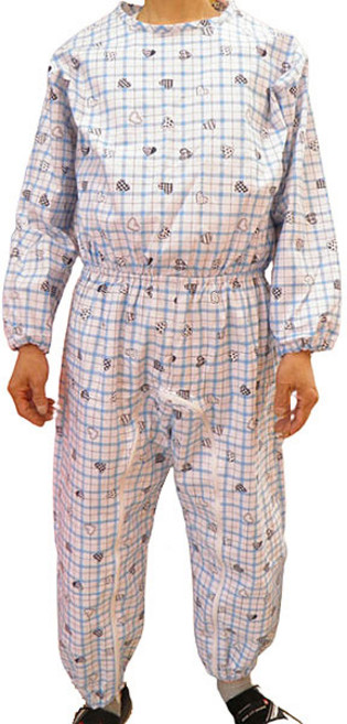 메디코 뒷지퍼 성인우주복 XL, 하트블루, 1개